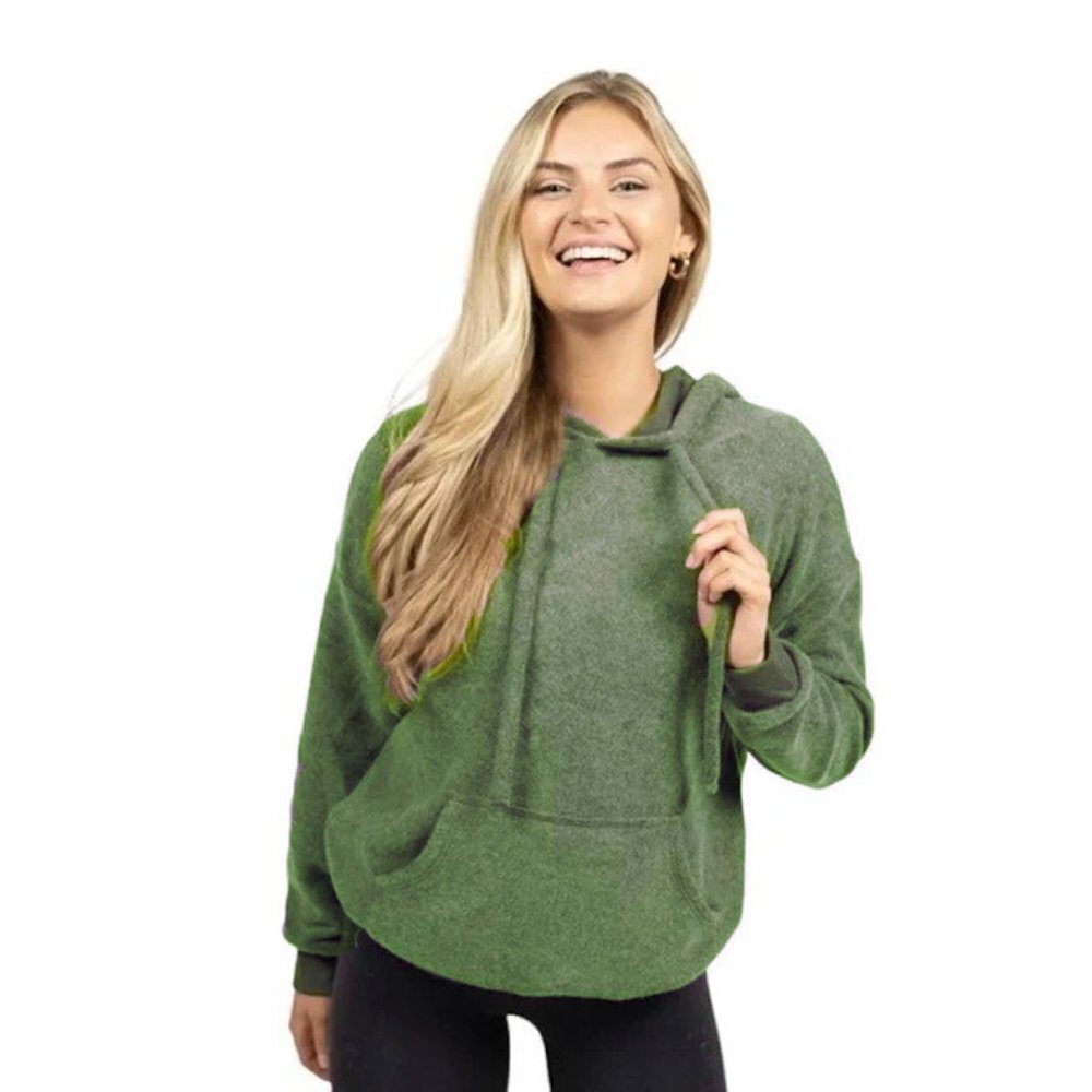 Soft Serve Green Hoodie Sweatshirt Size medium